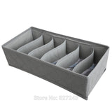 3 in 1 Underwear Bras Socks Storage Organizer Folding Box 6/7/24 Grids Container Boxes