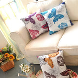 Lovely Butterfly Throw Pillow Cover 44 x 44 cm