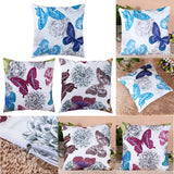 Lovely Butterfly Throw Pillow Cover 44 x 44 cm