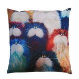 7 Style Color Cat Throw Pillow Cover 45 X45 CM