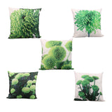 45 cm Green Flower Throw Pillow Covers