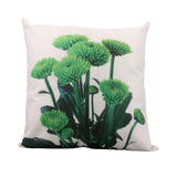 45 cm Green Flower Throw Pillow Covers