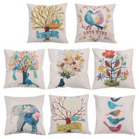 Colourful Animals Throw Pillow Cover 45 cm