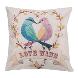 Colourful Animals Throw Pillow Cover 45 cm