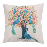 Colourful Animals Throw Pillow Cover 45 cm