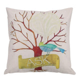 Colourful Animals Throw Pillow Cover 45 cm
