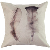 43 cm Colorful Feathers Cotton Throw Pillow Cover