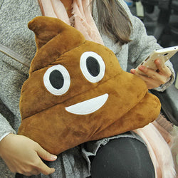 Cute Emoji Poo Shape Pillow Cushion Stuffed Plush Toy