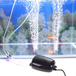 Air Bubble Disk Stone Aerator Aquarium Fish Tank Pond Pump Hydroponic Oxy