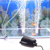 Air Bubble Disk Stone Aerator Aquarium Fish Tank Pond Pump Hydroponic Oxy
