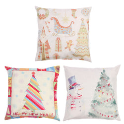 45 x 45 cm Colorful Christmas  Pillow Covers