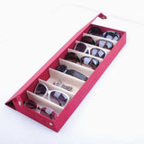 Original Storage Display Grid Case Box for Eyeglass Sunglass 48.5 x 17.5 x 6CM