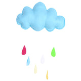 Clouds And Raindrop Stickers For Kids Baby Room 38x22cm