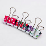 24pcs Colorful Metal Binder Clips Note Letter Paper File Document Folder