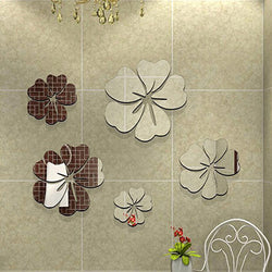 25 pcs Flower Pattern Wall Sticker 3D