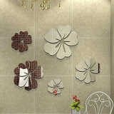 25 pcs Flower Pattern Wall Sticker 3D