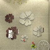 25 pcs Flower Pattern Wall Sticker 3D