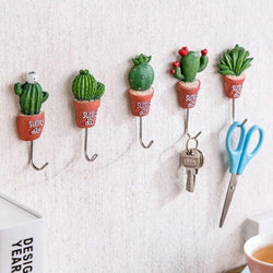2Pcs Super Bearing Imitation Plant Article Storage Hook Home Decoration