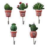 2Pcs Super Bearing Imitation Plant Article Storage Hook Home Decoration