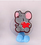Animal Cute Mini Cartoon Suction Cup Toothbrush Holder Bathroom Accessories
