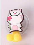 Animal Cute Mini Cartoon Suction Cup Toothbrush Holder Bathroom Accessories