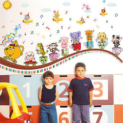 Lovely 3D Cartoon Animal Wall Stickers