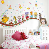 Lovely 3D Cartoon Animal Wall Stickers
