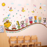 Lovely 3D Cartoon Animal Wall Stickers