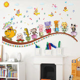 Lovely 3D Cartoon Animal Wall Stickers