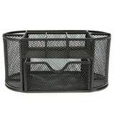 Desk Metal Tray Organizer Office Supplies Storage Pen Holder