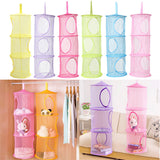 3 Shelf Hanging Storage Bag For Toys 75 x 26cm