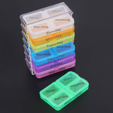 Colorful Design Medicine Weekly Storage Pill 7 Day Boxs