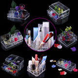 7 Style Multiple Choice Clear Acrylic Cosmetic Jewelry Makeup Organizer Drawers Box