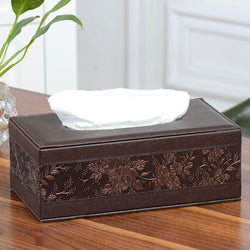 Leather Rectangle Square Tissue Box Cover