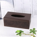 Leather Rectangle Square Tissue Box Cover