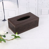 Leather Rectangle Square Tissue Box Cover