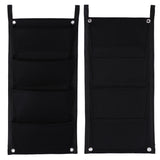 4 Pockets Hanging Vertical Garden Wall Planter Bag