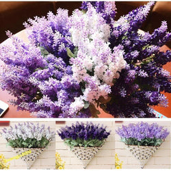 5 Branches/10 heads Silken Fabric Artificial Flower Bouquet Fake Leaf