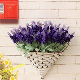 5 Branches/10 heads Silken Fabric Artificial Flower Bouquet Fake Leaf