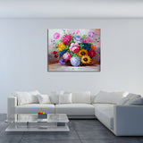 DIY Diamond Embroidery Mosaic Crafts Oil Painting Flowers Cross Stitch Kits 40 X 30cm
