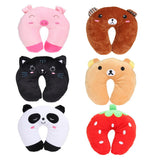 New Multi-Color Cartoon Baby Pillow U Shape Headrest Cartoon
