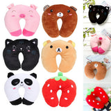 New Multi-Color Cartoon Baby Pillow U Shape Headrest Cartoon