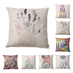 43 cm Colour Dream Catcher Throw Pillows Cover