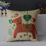 43X43cm Funny Animal Throw Pillow Cover