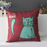 43X43cm Funny Animal Throw Pillow Cover