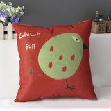 43X43cm Funny Animal Throw Pillow Cover