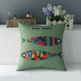 43X43cm Funny Animal Throw Pillow Cover