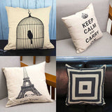 43cmx43cm Decorative Pillow Cover Style Back