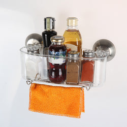 Plastic Storage Holders Wall Shelf Kitchen Organizer