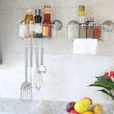 Plastic Storage Holders Wall Shelf Kitchen Organizer